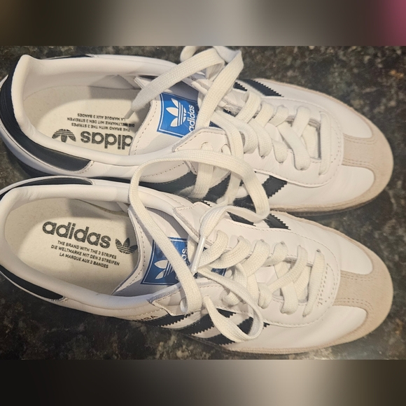 Adidas Black and White Sneakers - Picture 2 of 5